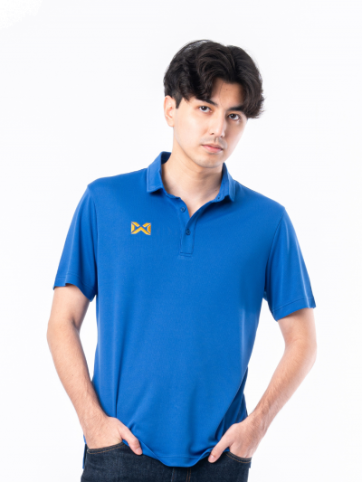 Warrix Blue Gold Polo Shirts