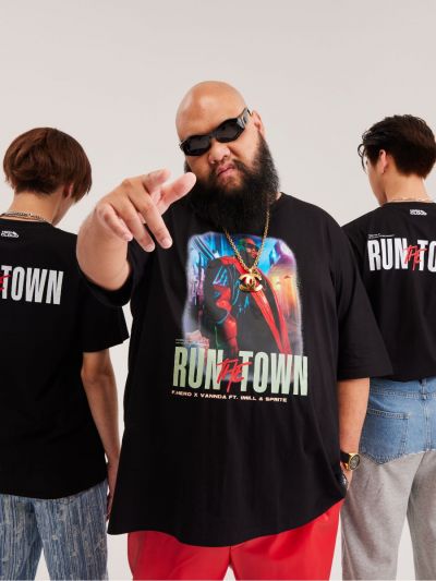 WARRIX HIGH CLOUD "Run The Town" T-shirt