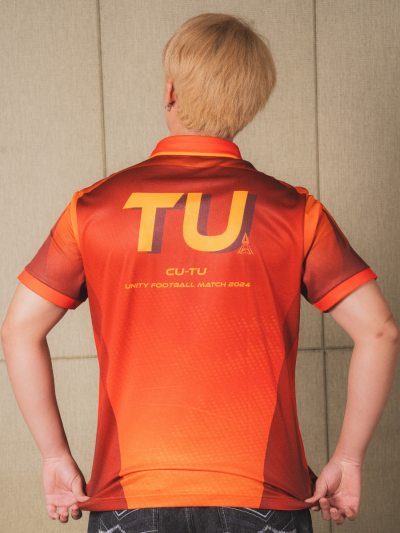 เสื้อเชียร์งานฟุตบอลสานสัมพันธ์ จุฬาฯ ธรรมศาสตร์ ปี 2567 - GOLDEN SEED POLO SHIRT