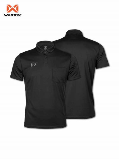 Warrix Pique Plus Polo Shirt - Black
