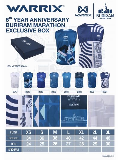 Buriram Marathon 8th Year Anniversary Box Set (Size 2L)