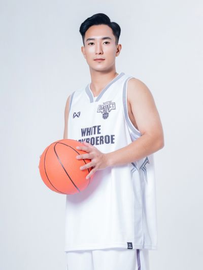 Warrix Basket Boy Match Jersey-WHITE CAPYBOEROE