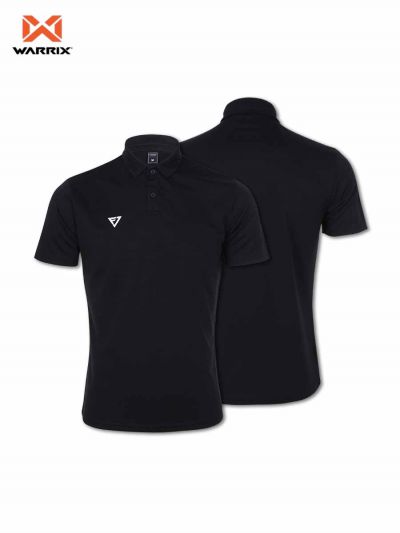 Warrix Fit Junctions Pin Polo Shirt - Black