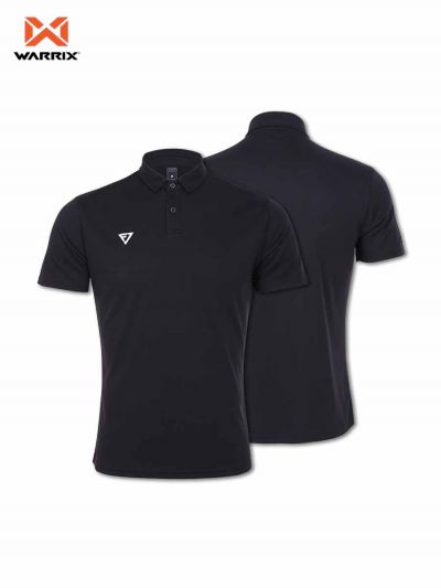 Warrix Fit Junctions Pique Polo Shirt - Black