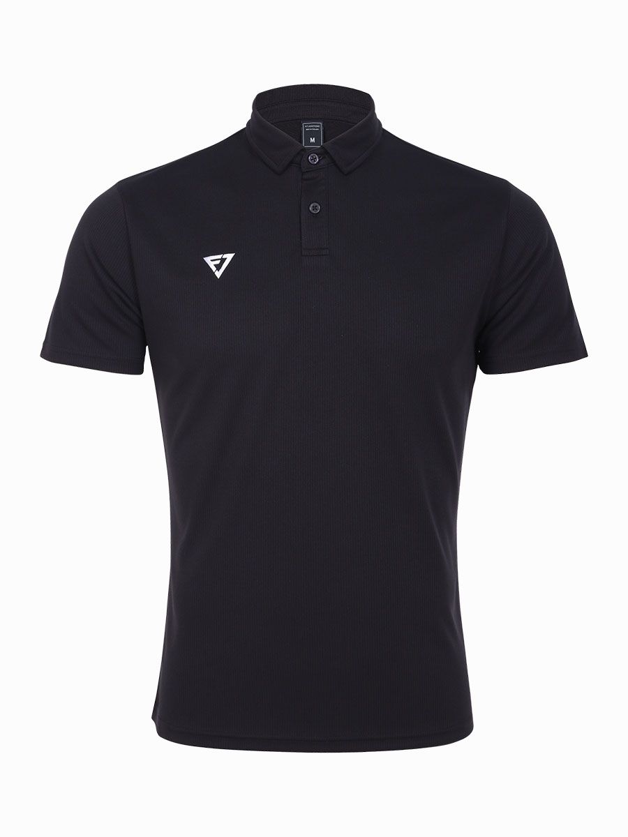 Warrix Fit Junctions Pique Polo Shirt-Black